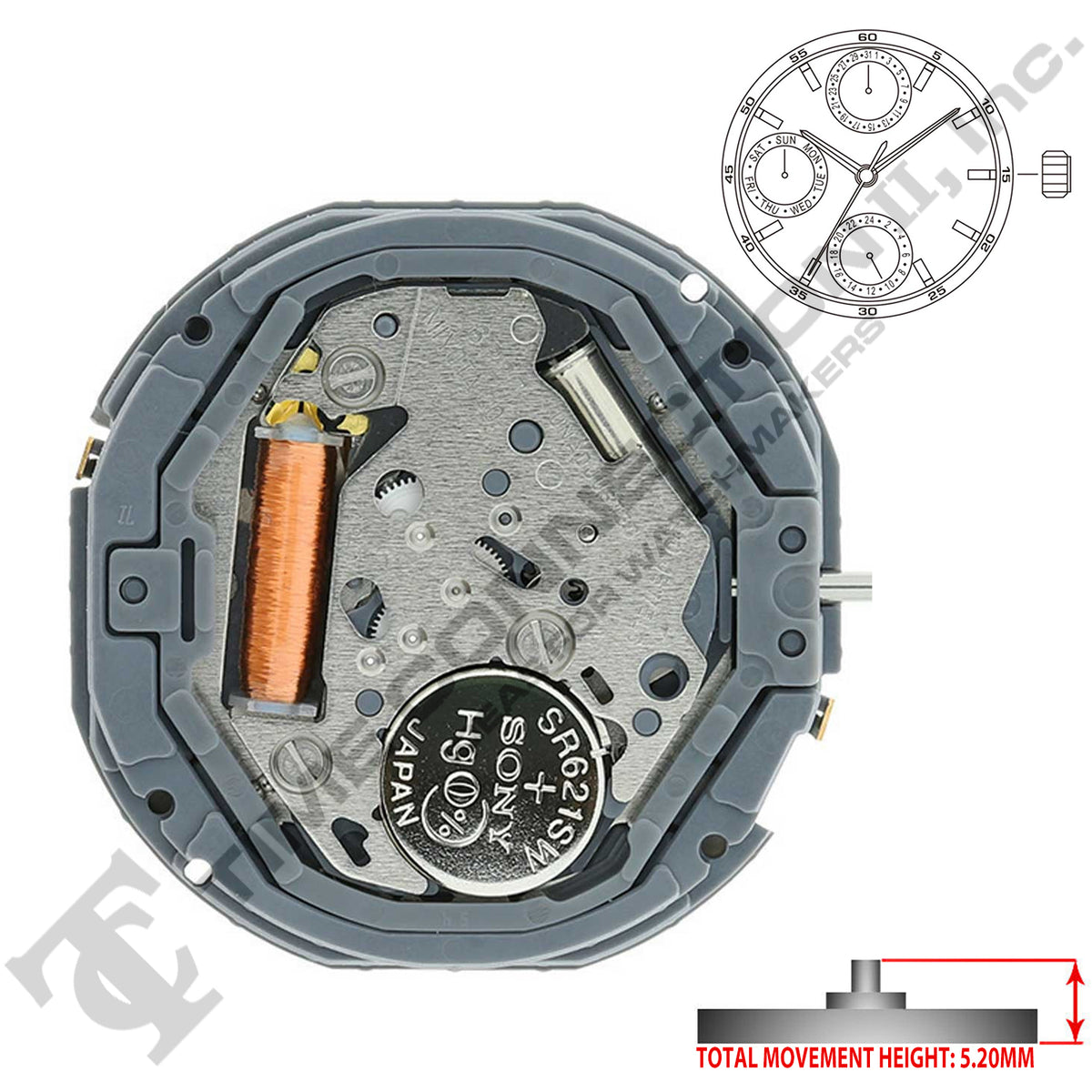 Miyota 6p00 price sale
