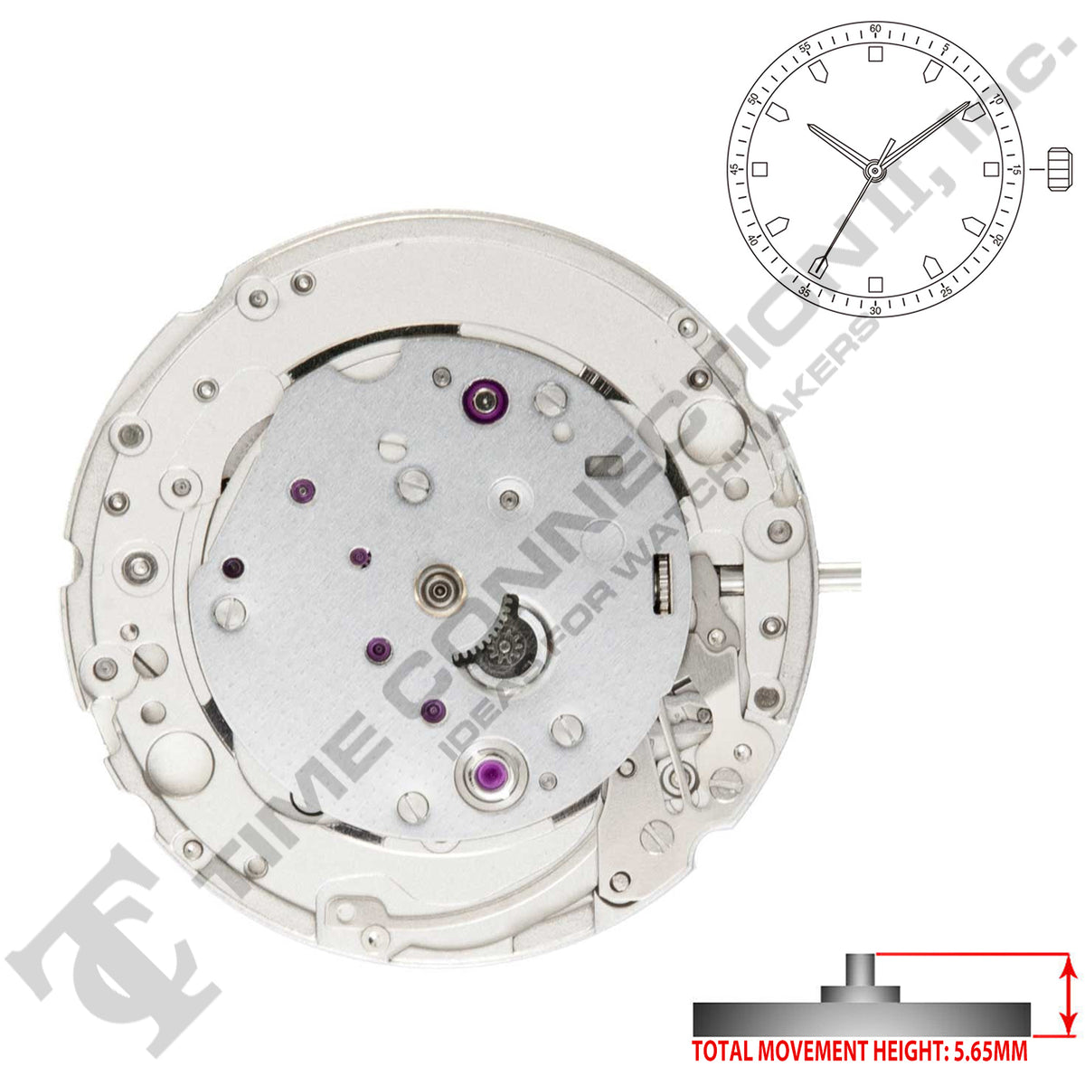 Miyota/Citizen LTD 9039 Japan Automatic Movement Ht. – Time