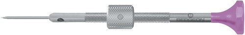 Tournevis Bergeon 30081-TAM-100, 1,00 mm, acier ergonomique, pompon synthét