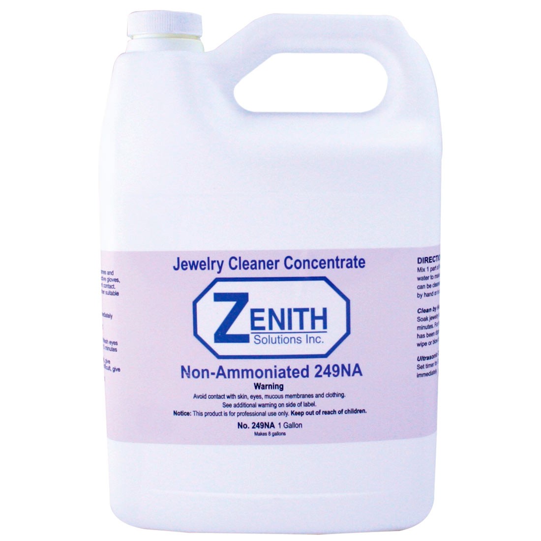 Zenith 249NA Jewelry Cleaner Concentrate Time Connection II, Inc