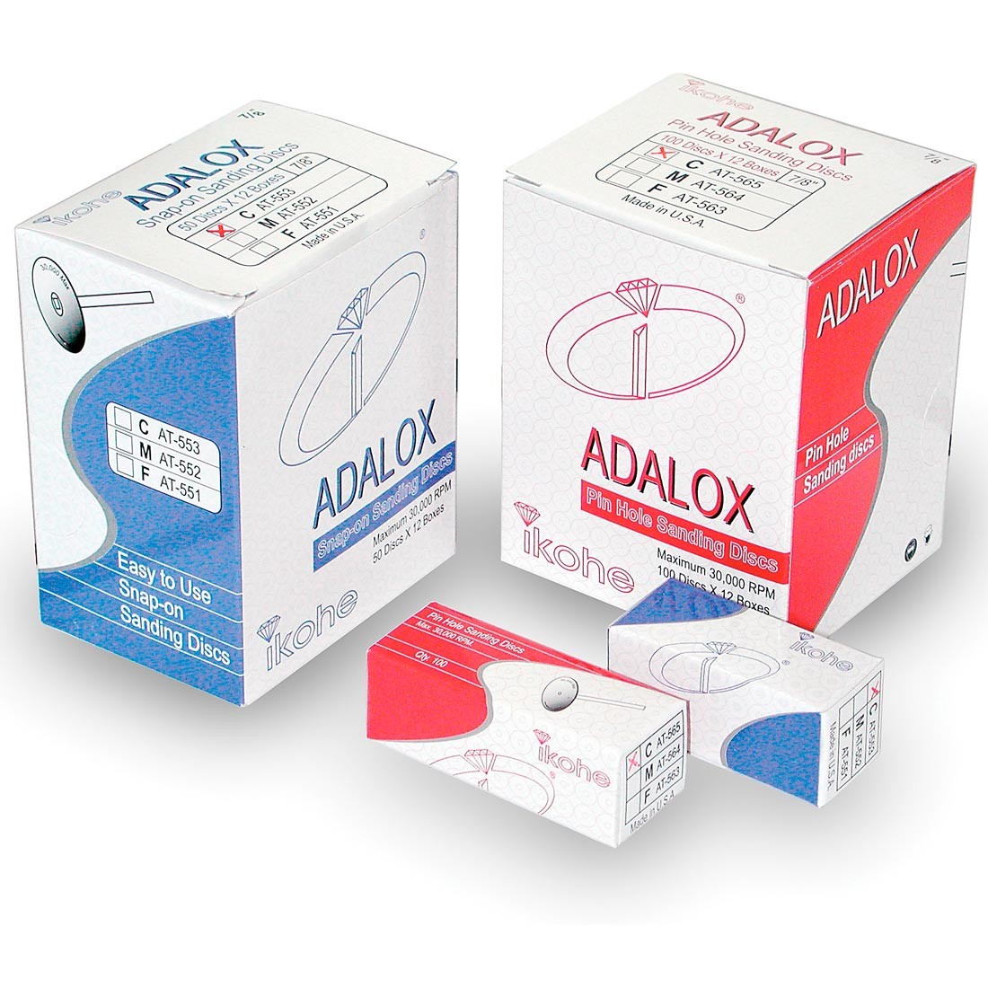 Adalox Snap-On Sanding Disks (Box of 50)