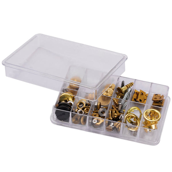 Assorted Clock Nuts, Screws, Washers, Bushing (150 Pieces)