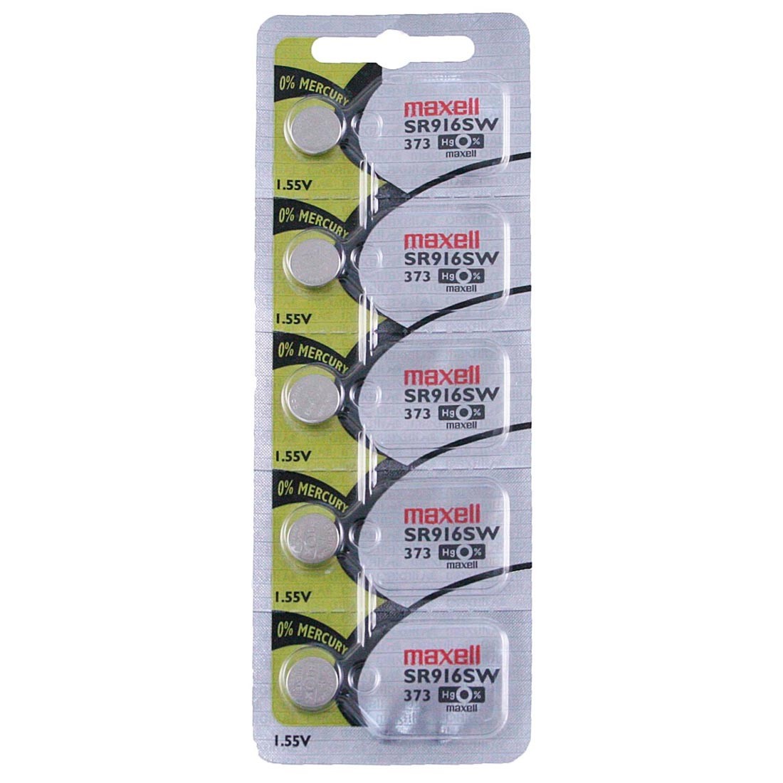 Batteria Orologio Maxell 373 Pila Maxell Per Orologi - Tipo SR916SW, Ossido D'argento 1.55V, Senza Mercurio, Made In Japan Batterie Carica Batteria Orologio Maxell 373 Pila Maxell Per Orologi - Tipo SR916SW, Ossido D'argento 1.55V, Senza Mercurio, Made In Japan Batterie Carica