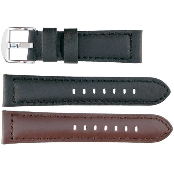 Banda No. 528 Smooth Waterproof Fine Leather Straps (18mm~28mm)