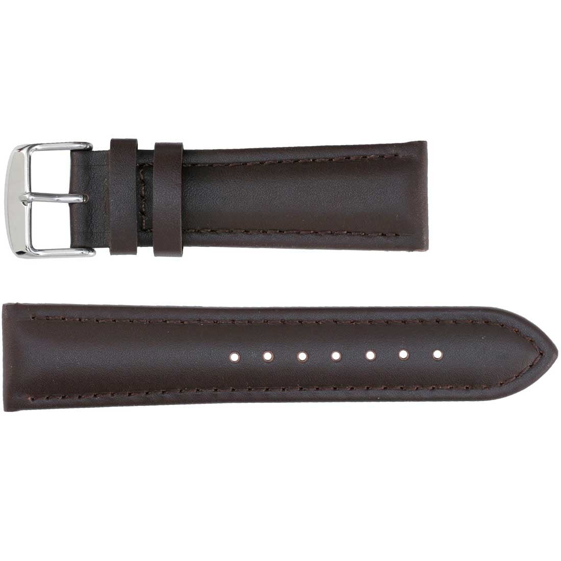 Band No. 505 Extra Long Smooth Waterproof Fine Leather Straps (18mm~26mm)