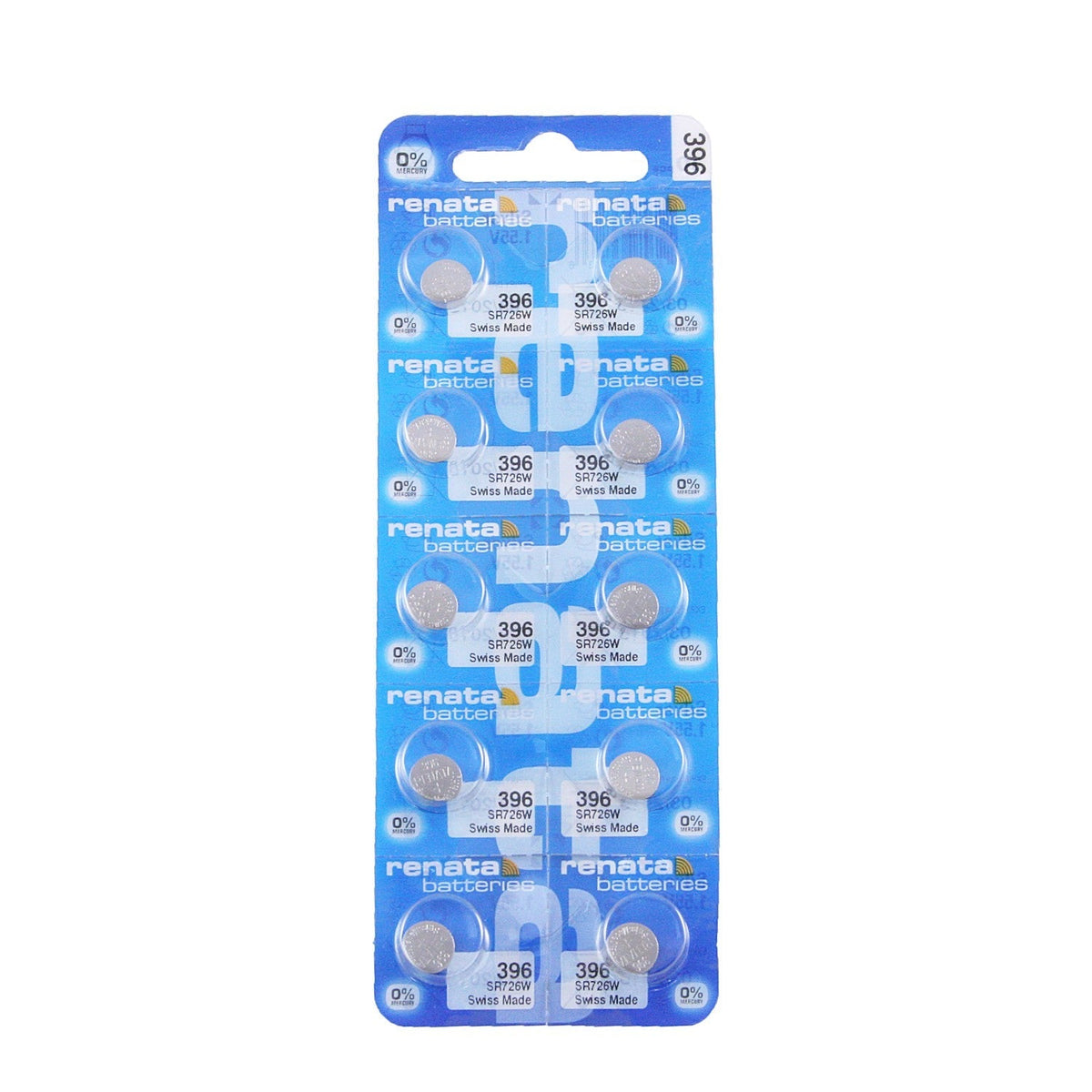 Renata 396 SR726W 1.55V Silver Oxide Watch (1 Battery) - Made In Switzerland - N - Foto 2