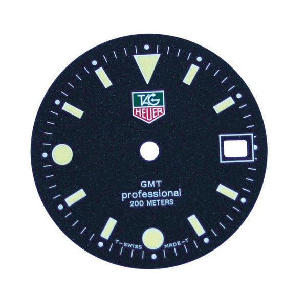 Generic TAG Dial with date window, Dia. 27.95mm, Fits ETA-955.112