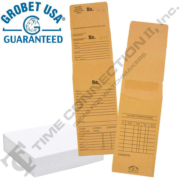 Grobet Triple Duty Kraft Repair Job Envelopes (Box of 1000)