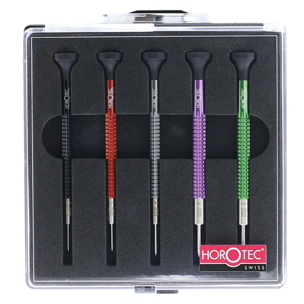 Set D'outils Horotec B-Set MSA 07.327 - 3 Matrices Acier Pour Montres Type B - Horlogerie Occasion