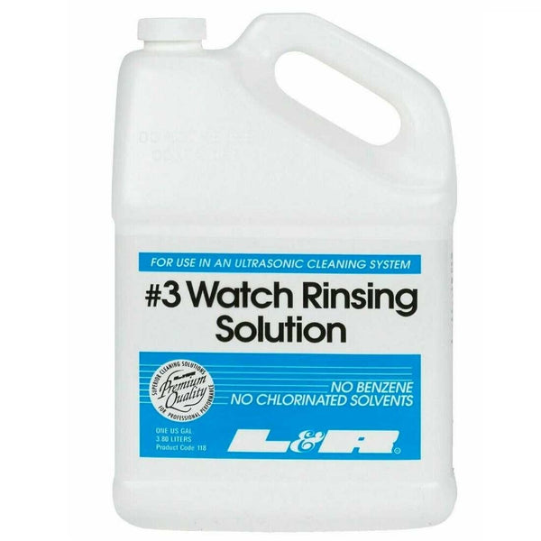 L&R No.3 Ultrasonic Watch Rinsing Solution - 1 Gallon