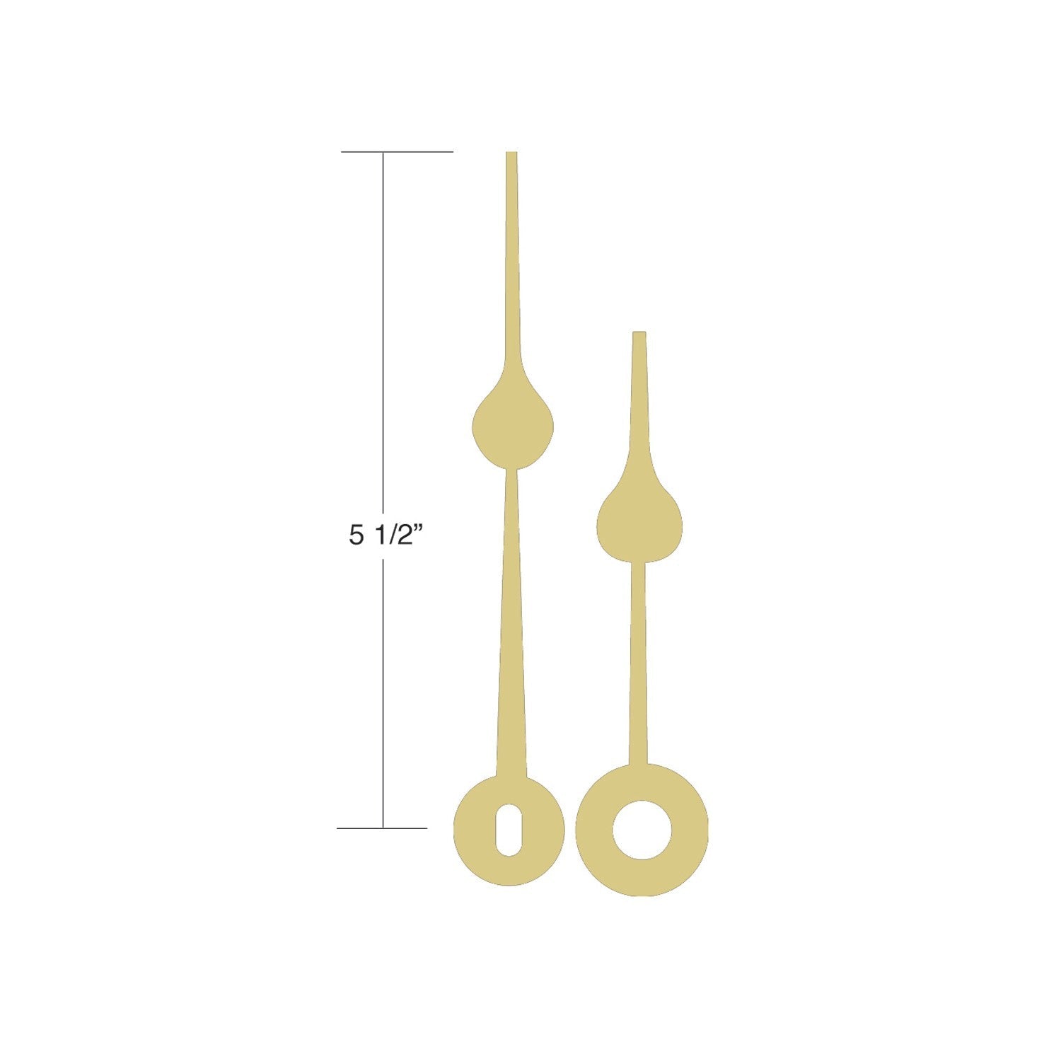 USA Made Hour & Minute Hands for Popular Quartz Movements