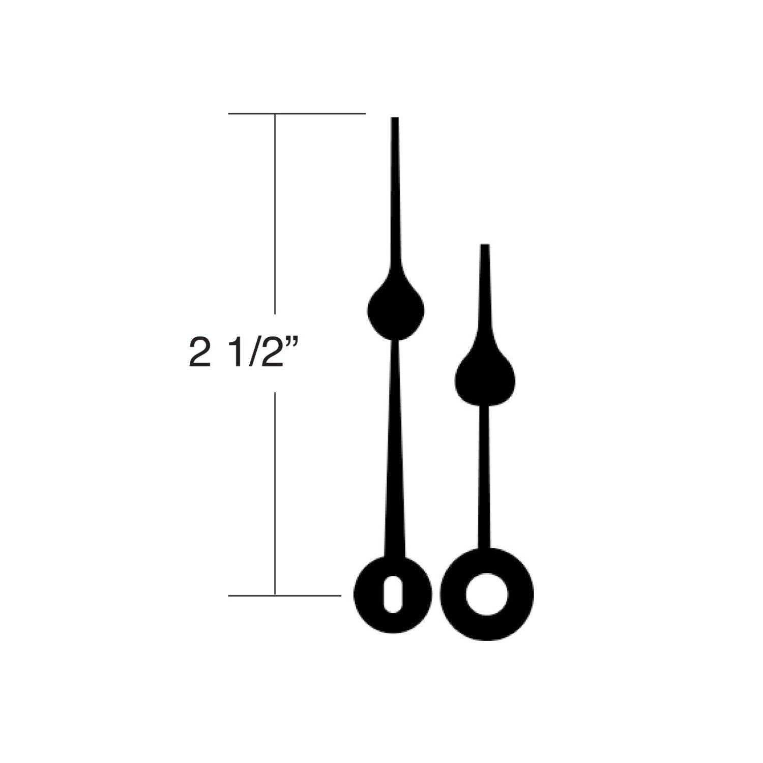 USA Made Hour & Minute Hands for Popular Quartz Movements