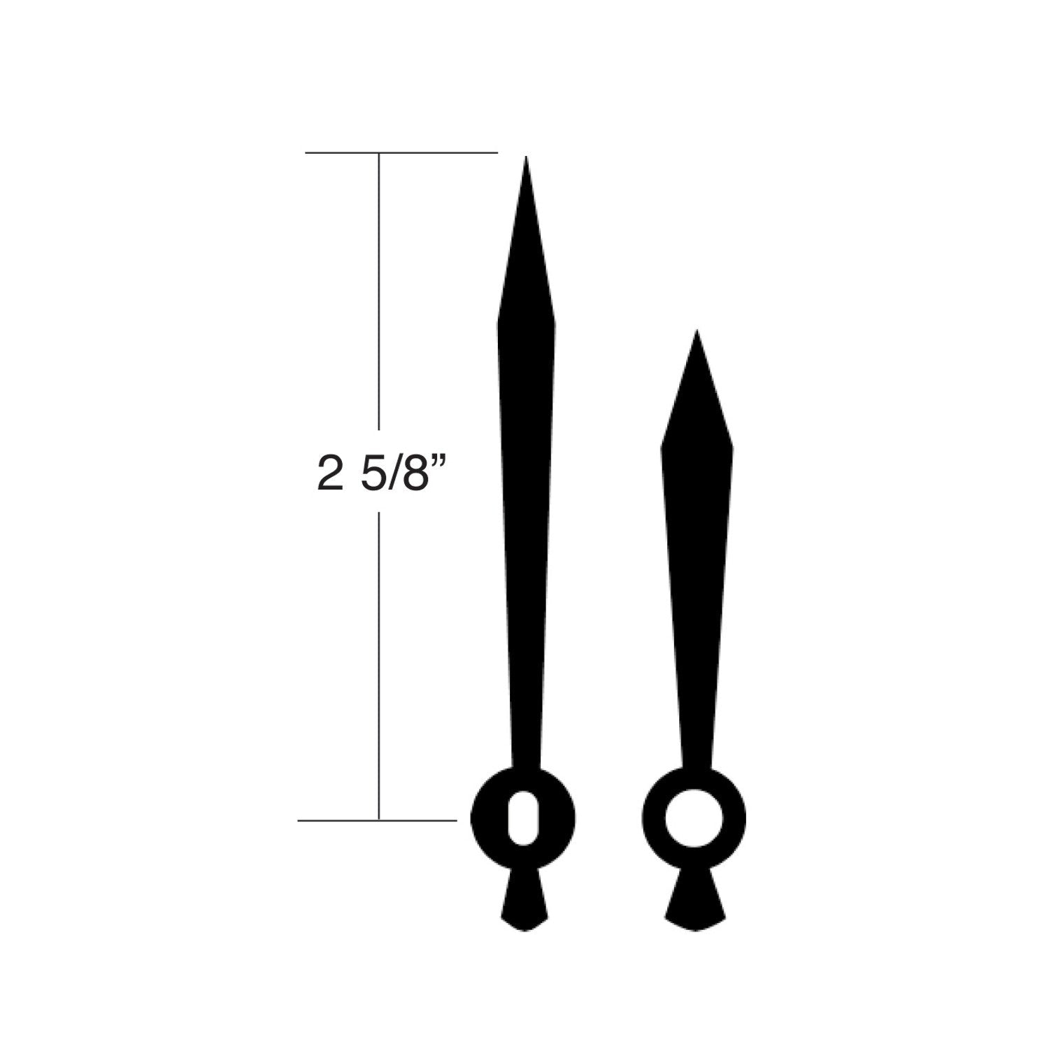 USA Made Hour & Minute Hands for Popular Quartz Movements