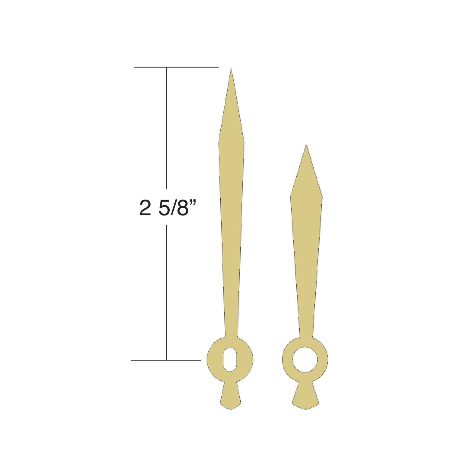 USA Made Hour & Minute Hands for Popular Quartz Movements