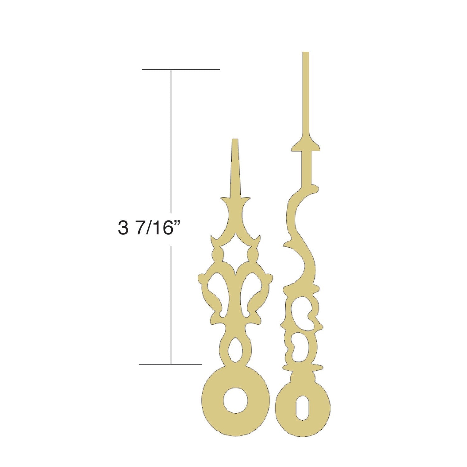 USA Made Hour & Minute Hands for Popular Quartz Movements