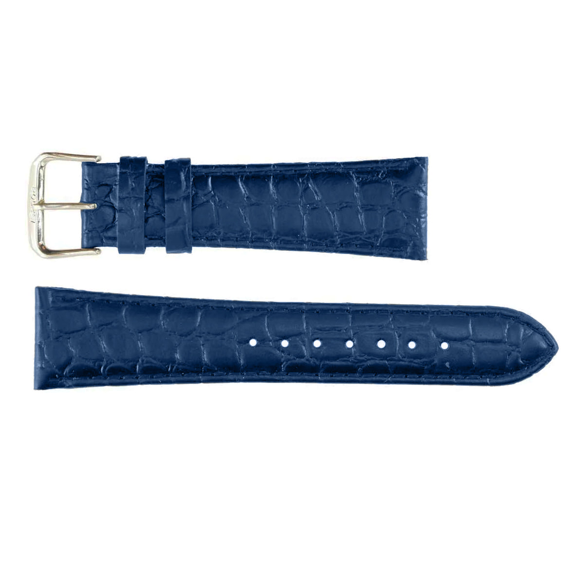 Banda No. 143 Long Crocodile Grain Fine Leather Straps (12mm~22mm)