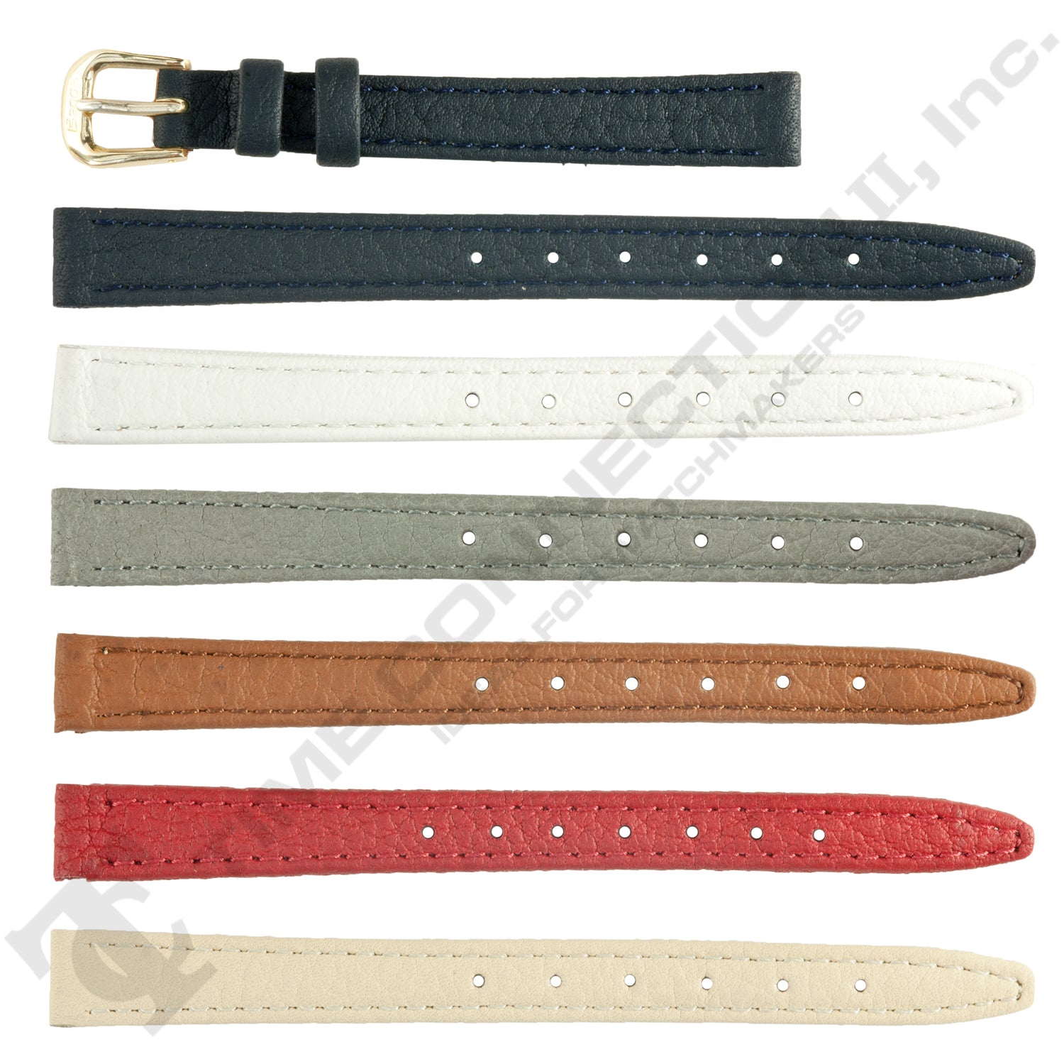 Banda No. 152B Buffalo Grain Fine Leather Straps (10mm~20mm)