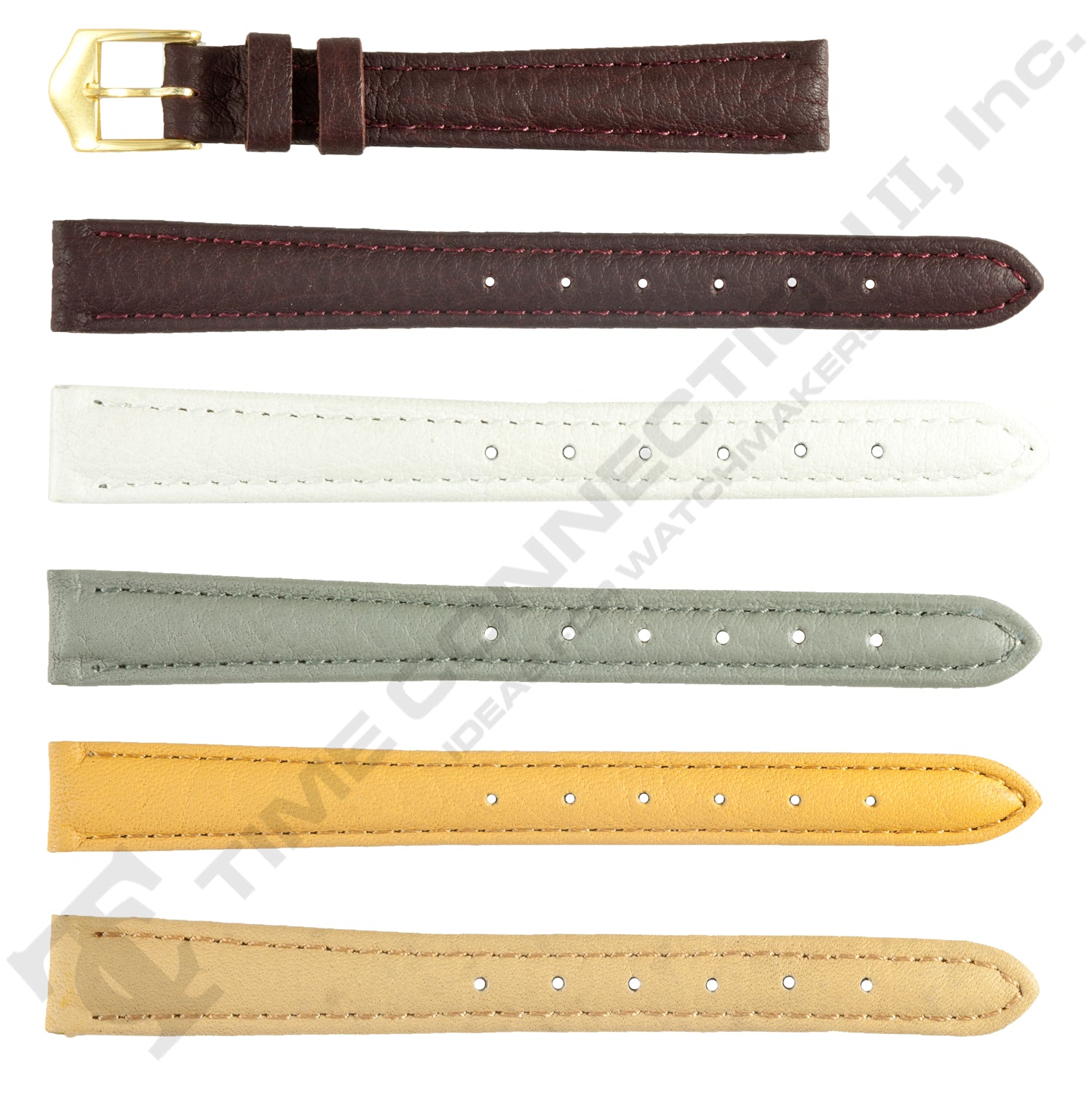 Banda No. 153 Buffalo Grain Fine Leather Straps (12mm~20mm)