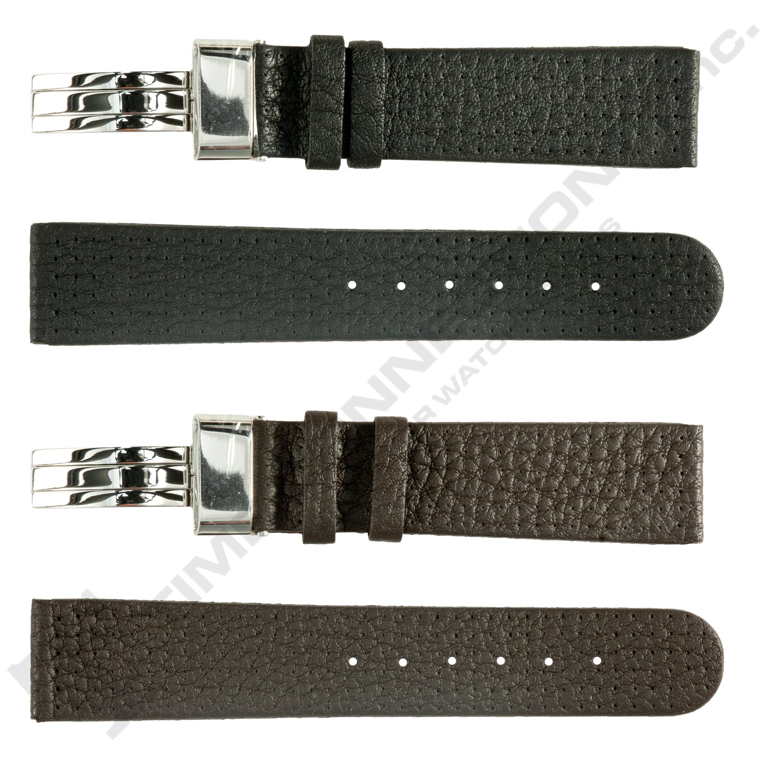 Banda No. 155 Buffalo Grain Fine Sport Leather Straps (18mm~20mm)