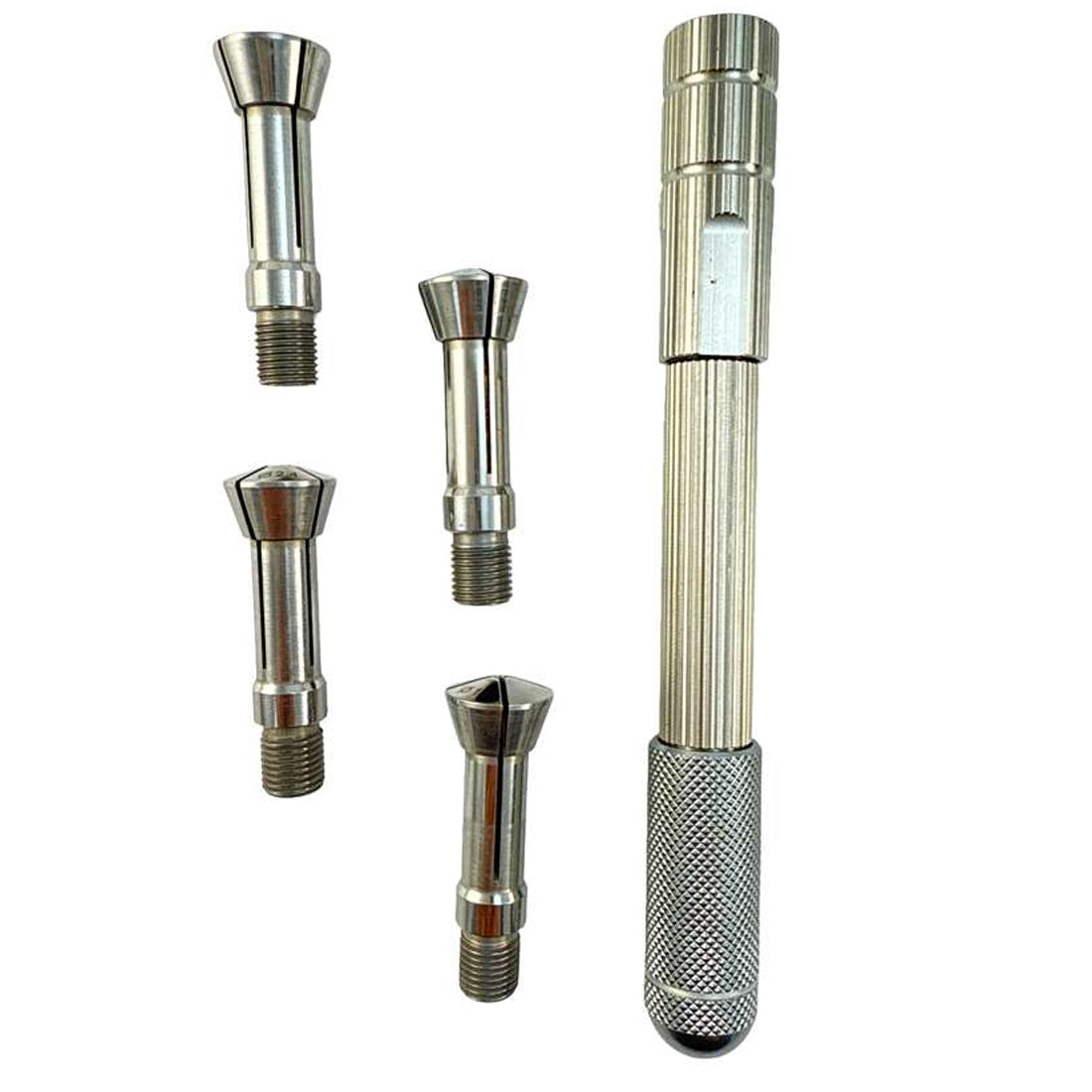 High Quality Pin Vise with Set of 4 Collets (0.8mm, 1.3mm, 2.4mm, 2.8mm)