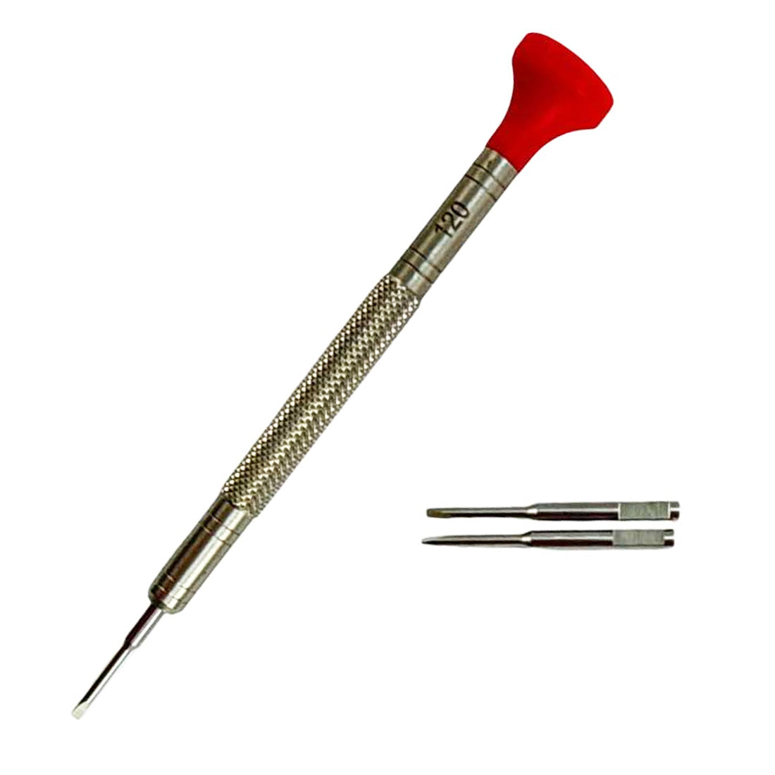 Set of 10 Screwdrivers with Spare Blade & Rotating Stand