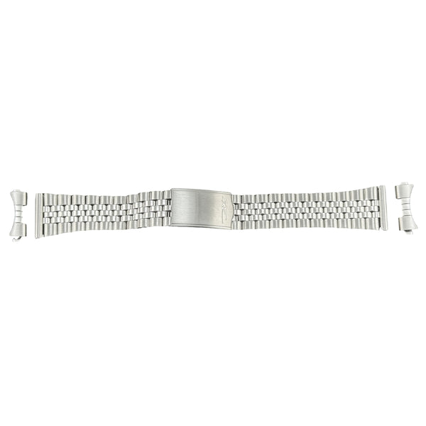ROCHET ZRC No. 2365700 Stainless Steel Jubilee Style Metal Band - Straight & Curved End (18mm-20mm)