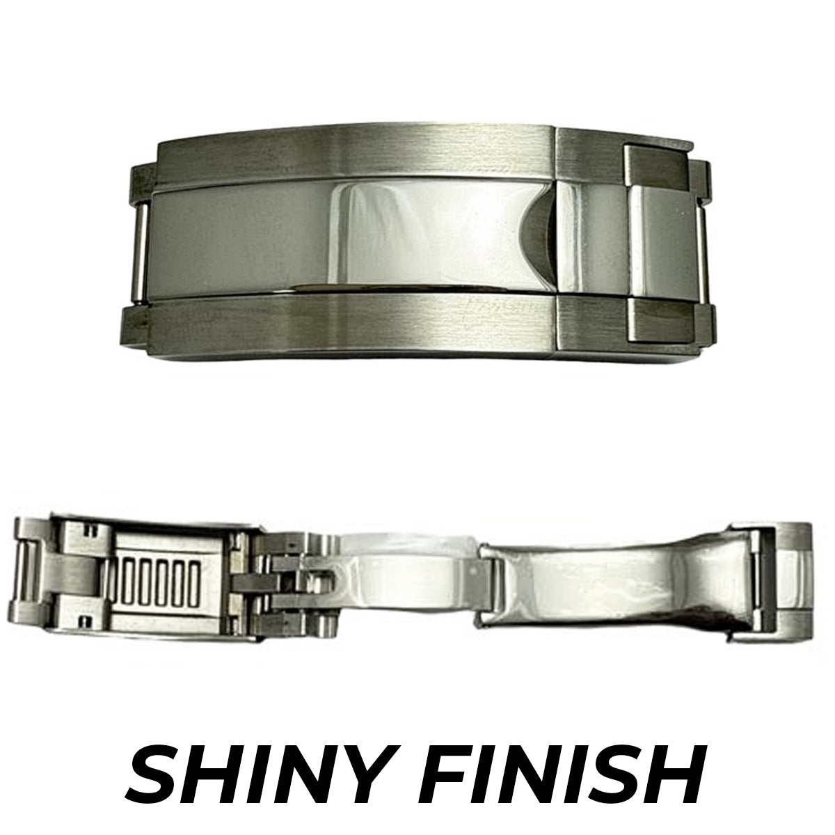 BC46, Stainless Steel Watch Buckle Clasp Fits Rolex Submariner (16mm)
