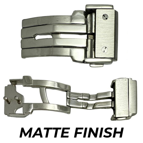 BC64, Stainless Steel Watch Matte Finish Buckle Fits Hublot Fusion (20mm~22mm)
