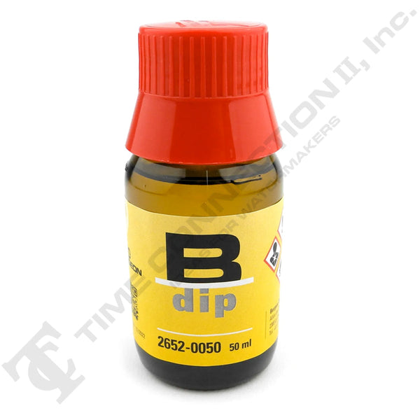 Bergeon 2652-0050 B-DIP Hairspring and Jewel Cleaner ONE DIP solution 50ml