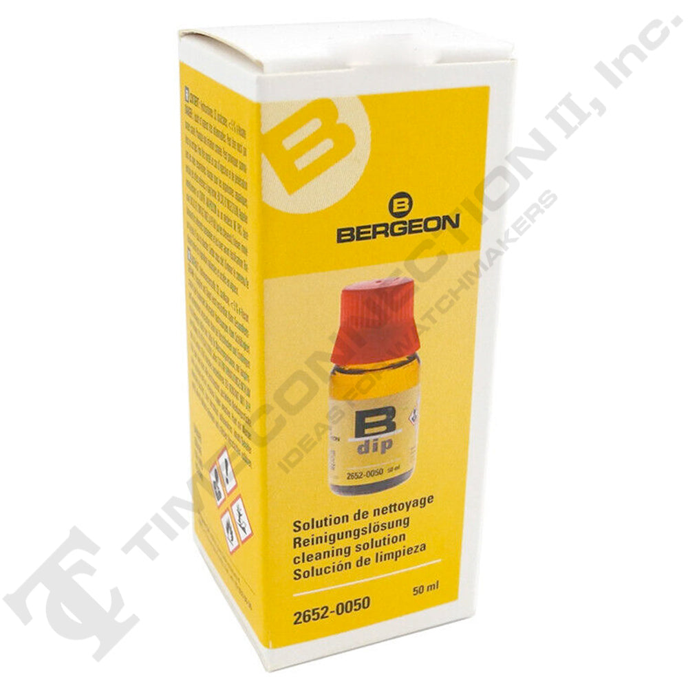 Bergeon 2652-0050 B-DIP Hairspring and Jewel Cleaner ONE DIP solution 50ml