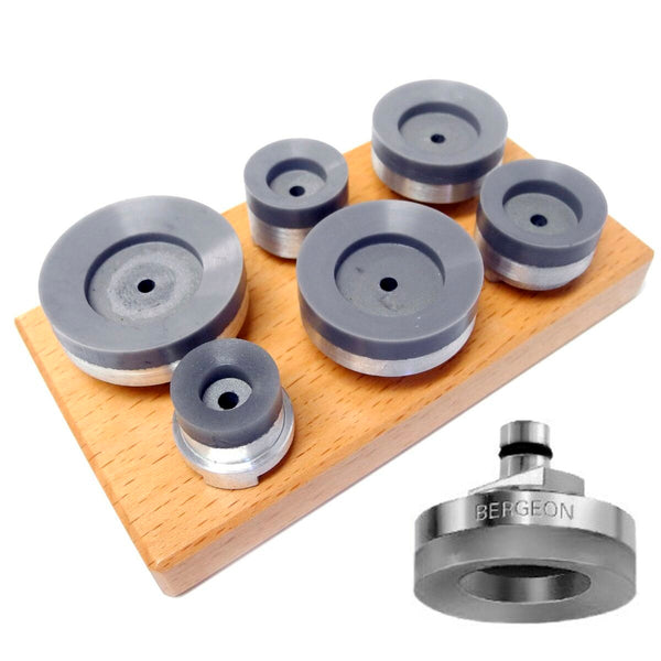Bergeon 5700-62-6 Die Set Of 6 Suction Upper Dies Round Heads