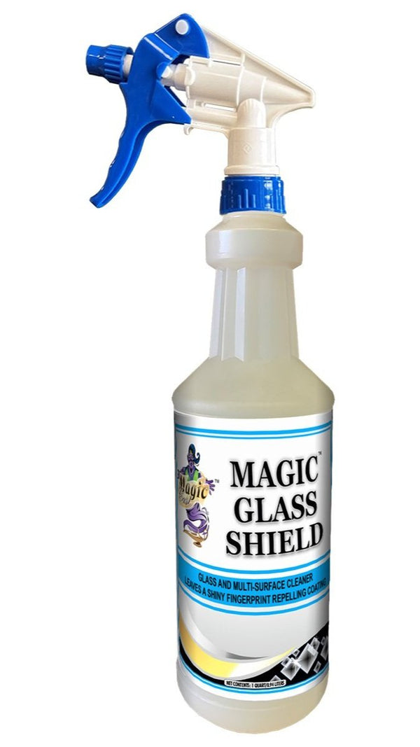 CL-585, Magic Cast Magic Glass Shield Display Glass Cleaner