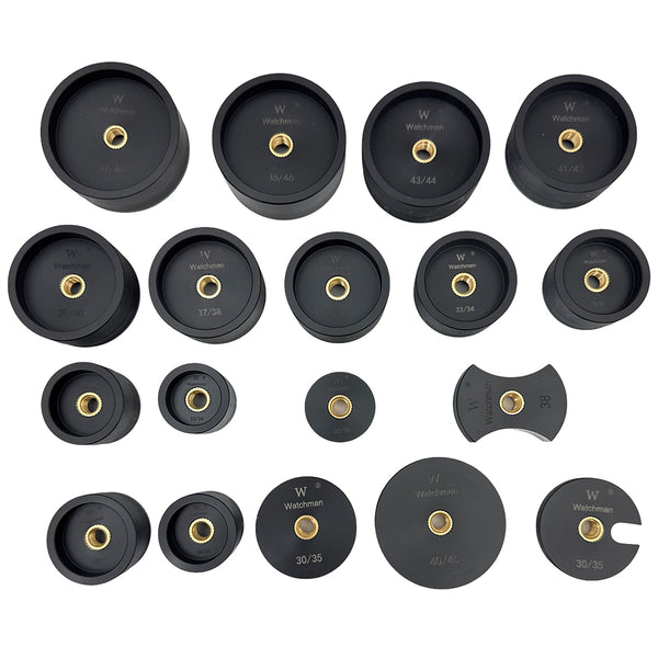 Extra-Deep Case Back Watch Press Dies & Crystal Press Kit (Set of 18)