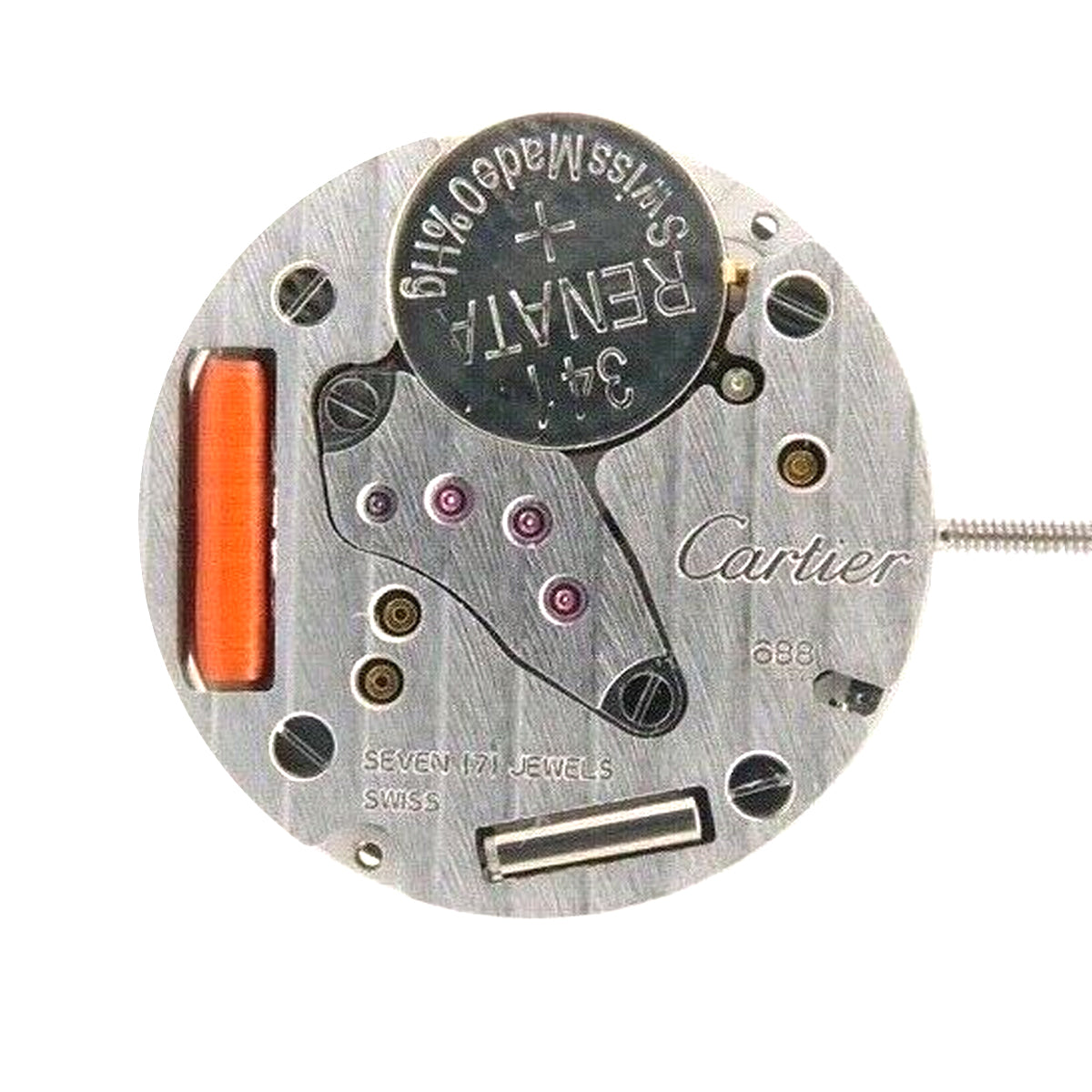 Genuine Cartier 688 Quartz Watch Movement Ht. 3.63mm – Time
