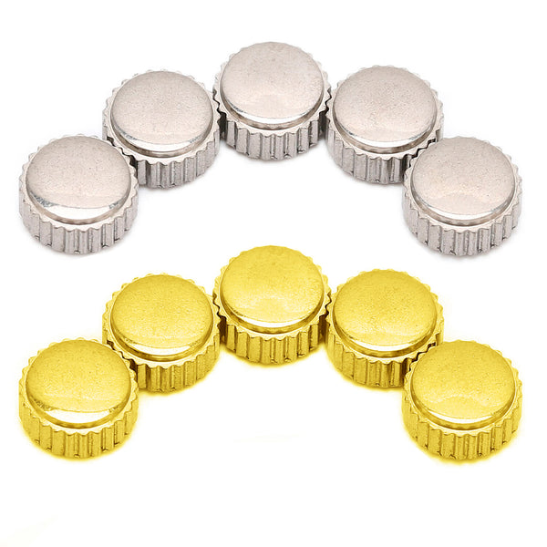 3ATM Micron Gold and Stainless Steel Waterproof Crowns (3.0mm - 3.5mm)