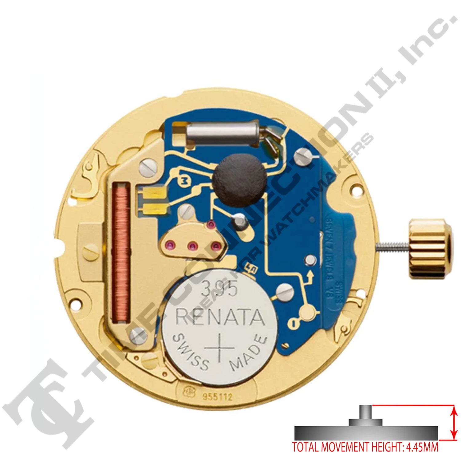 ETA 955.112 High Canon Pinion Swiss Made Movement Ht.4.45MM (Various Dates)