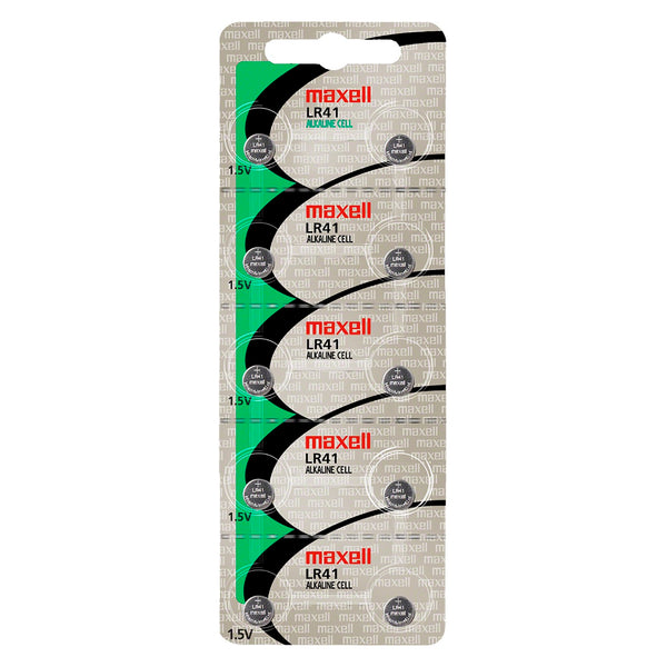 LR41 Maxell Watch Alkaline Coin Battery