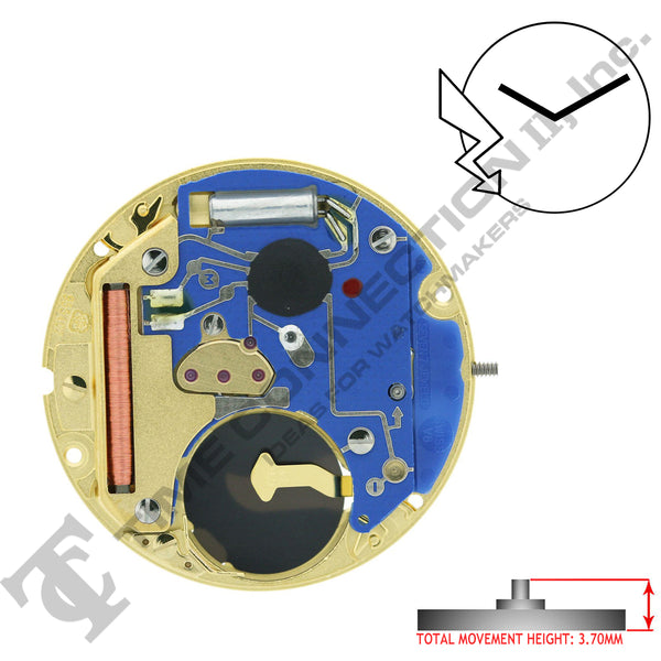 ETA 955.402 2 Hands Swiss Made Quartz Movement Ht. 3.70MM