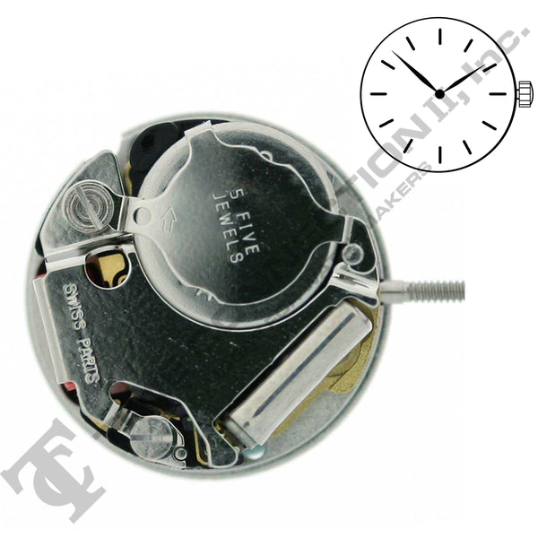 Harley Ronda 1042 2 Hands Quartz Movement (Various Heights)