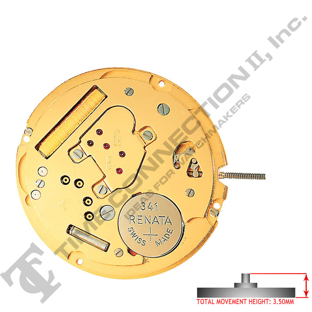 Harley Ronda 1015 3 Hands Swiss Made Quartz Movement Ht. 3.50MM (Various Dates)