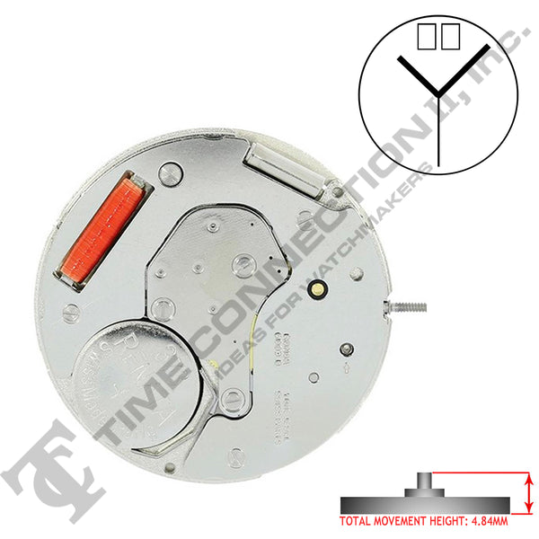 Harley Ronda 6003.B 3 Hands Quartz Movement Ht. 4.84MM