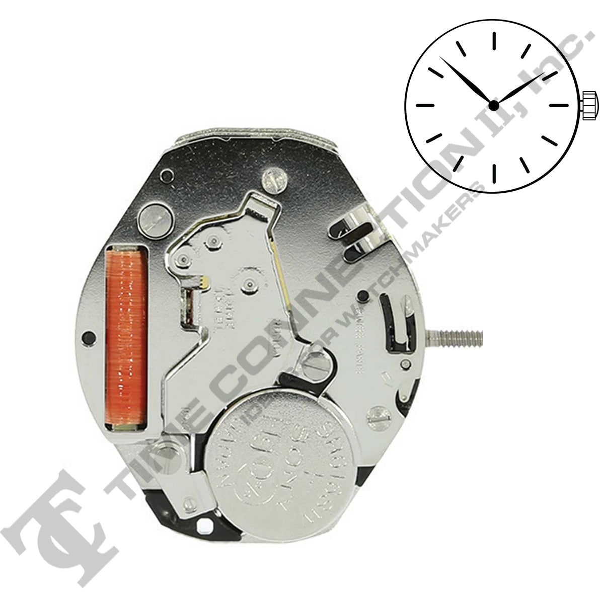 Harley Ronda 1062 2 Hands Quartz Movement (Various Heights)