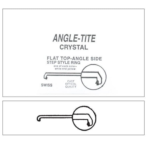 AT (G-S) Angle-Tite with Step Ring Watch Crystals SEIKO STYLE
