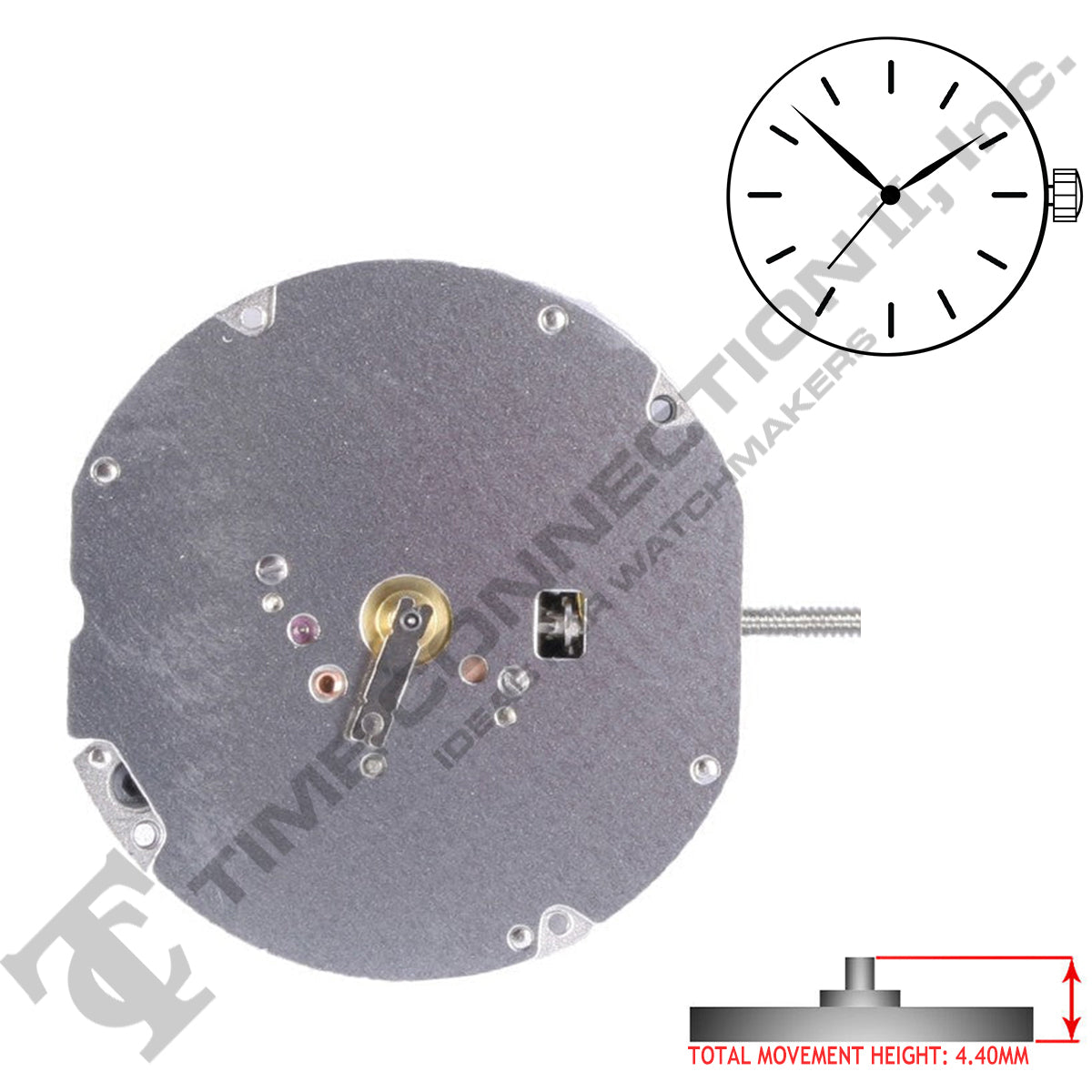 Harley Ronda 703 Hands Quartz Movement (Various Heights) – Time ...
