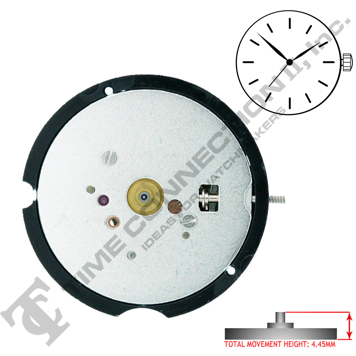 Harley Ronda 583 3 Hands Quartz Movement Ht. 4.45MM