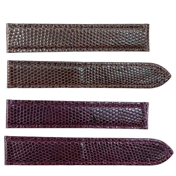 ROCHET ZRC No. 726 Genuine Lizard Deployment Leather Straps (17mm x 16mm)