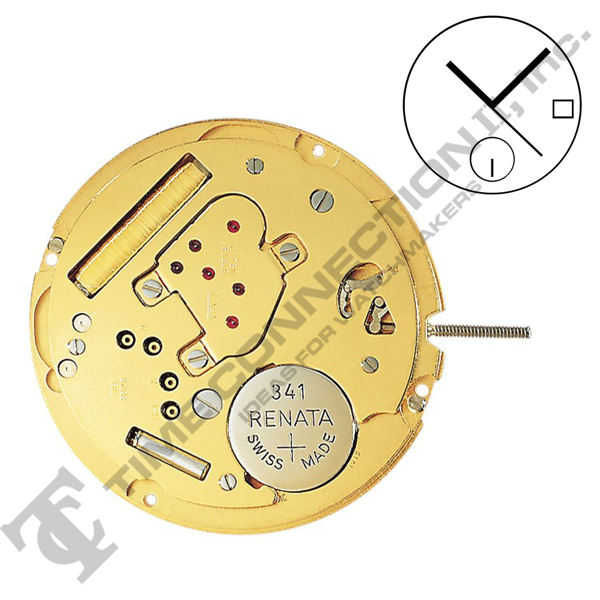 Harley Ronda 1019 3 Hands Swiss Made Quartz Movement (Various Heights)