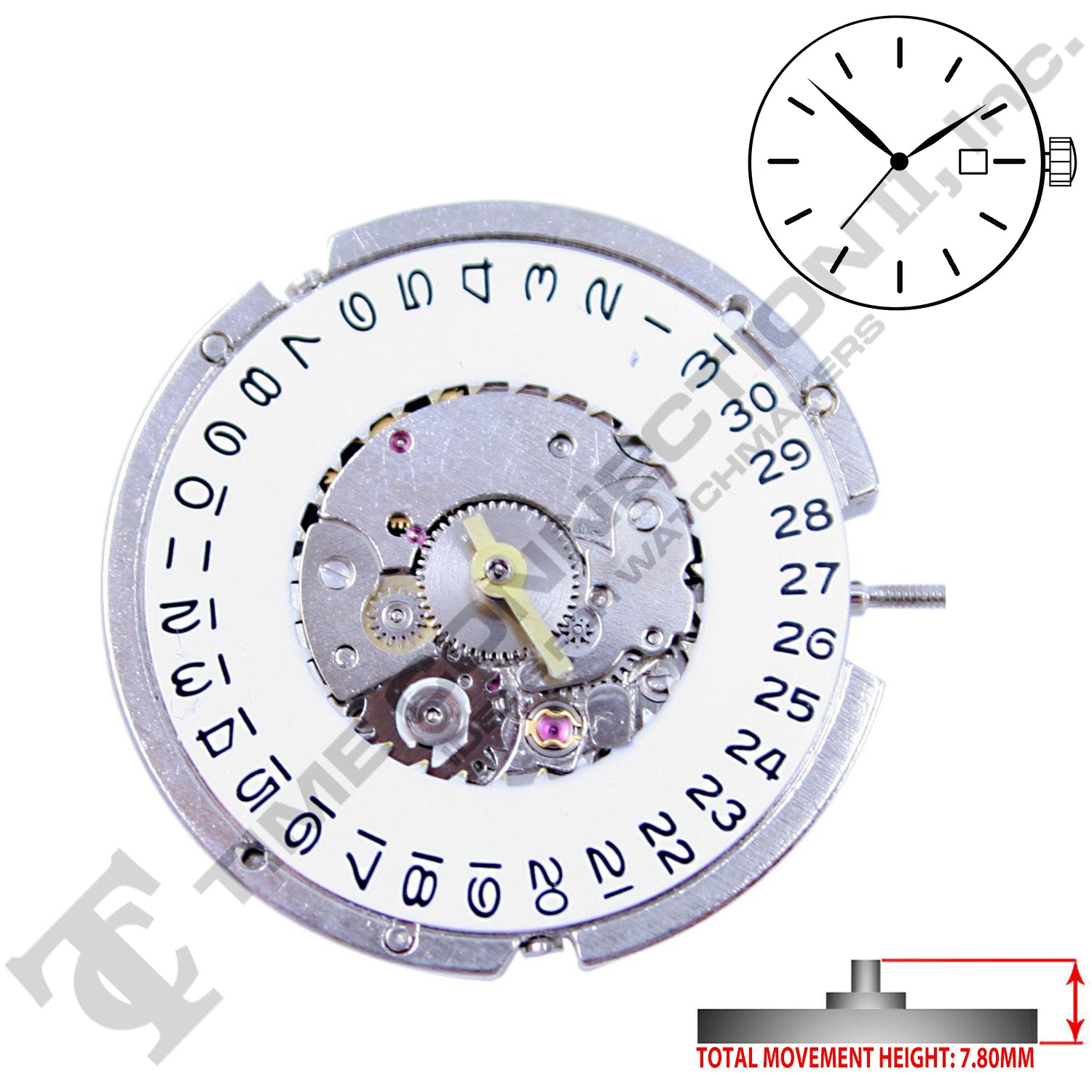 China ST6D-G Automatic Movement Ht. 7.80MM