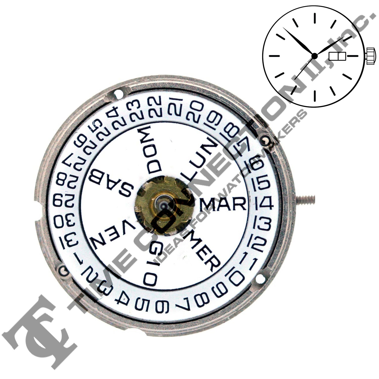 ETA 2688 3 Hands Swiss Made Automatic Movement