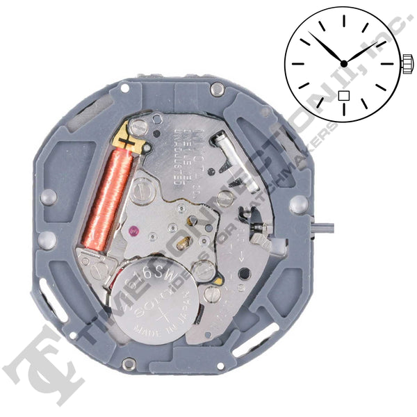 Miyota/Citizen LTD 4U74-D6 Japan Quartz Movement Ht.